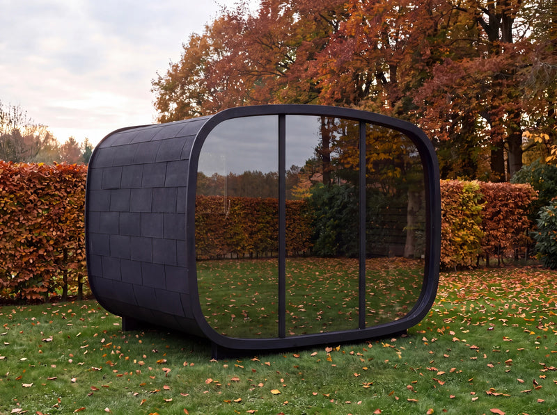 Sauna Vision mit Spiegelverglasung