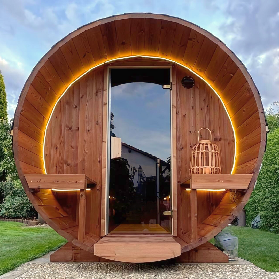 Sauna LED-Schlauch warm-weiß, dimmbar, temperaturbeständig & mit Fernbedienung